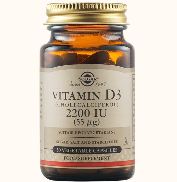 Vitamina D3 2200 IU (55mg) 50 cp Solgar