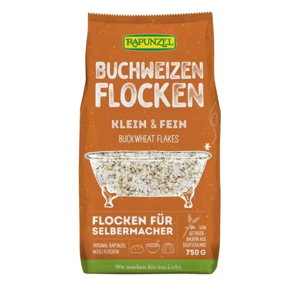 Fulgi mici de hrisca bio 750g Rapunzel
