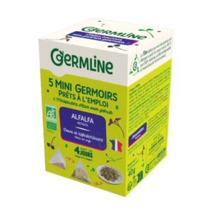 Mini germinatoare cu seminte de alfalfa bio 5 x 8g Germline