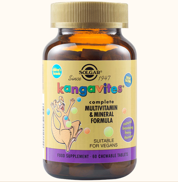 Kangavites Berry Multivitamine pentru Copii, 60 Tablete masticabile Solgar