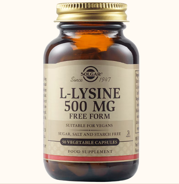 L-Lysine 500mg , 50tg veg Solgar