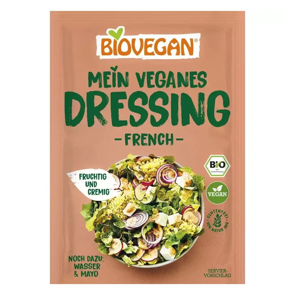 Mix dressing frantuzesc pentru salate fara gluten vegan bio 18g biovegan