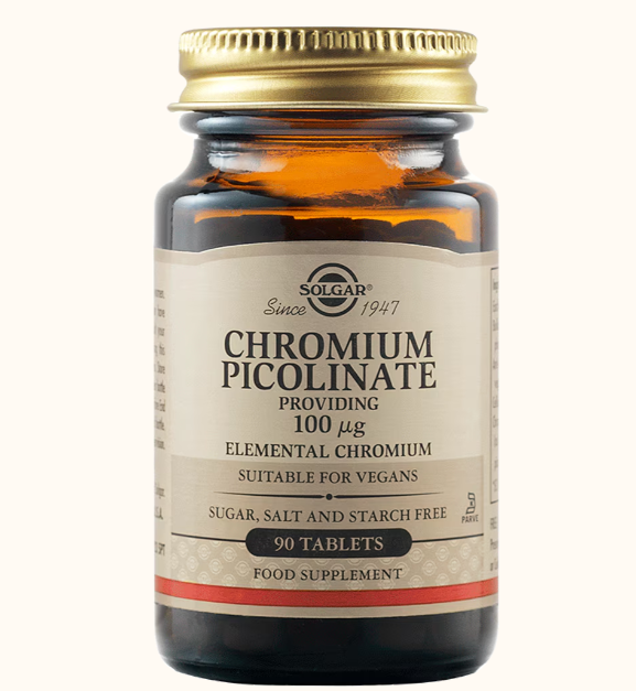 Picolinat de crom 100mg , 90 vegan tb Solgar