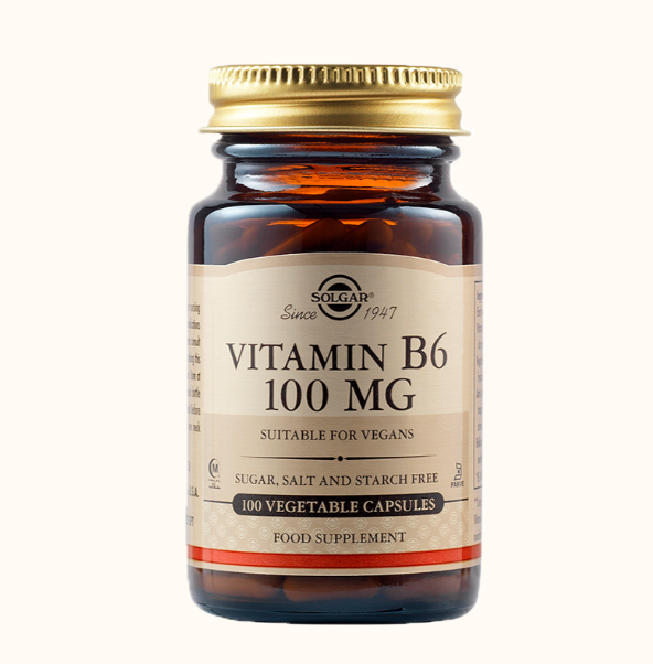 Vitamin B6 100mg 100 capsule vegetale Solgar