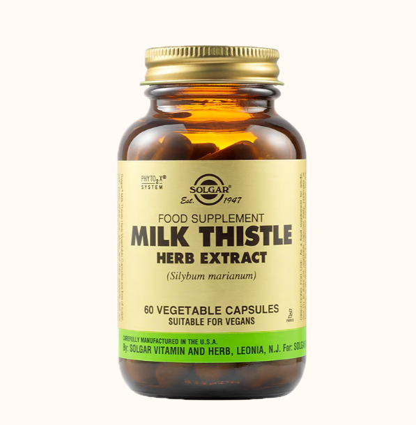 Extract Stanardizat de Silimarina (Milk Thistle Herb and Root Extract) Solgar