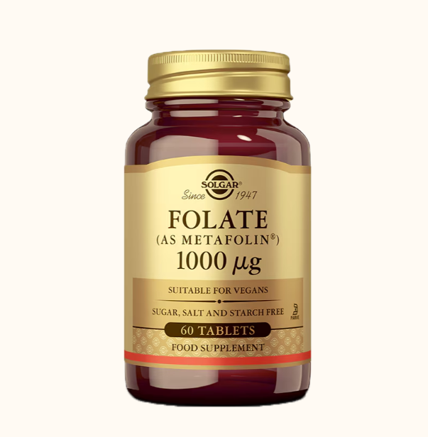Folat (Metafolin) 1000mg 60tb Solgar