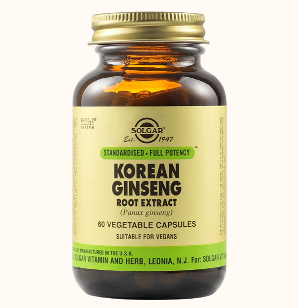 Extract de Radacina de Ginseng Coreean 60cps veg Solgar