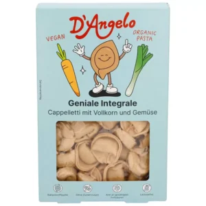 Cappelletti din cereale integrale umplute cu legume bio 250g DAngelo