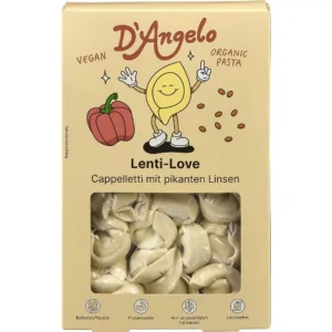 Cappelletti vegane picante cu linte bio 250g DAngelo
