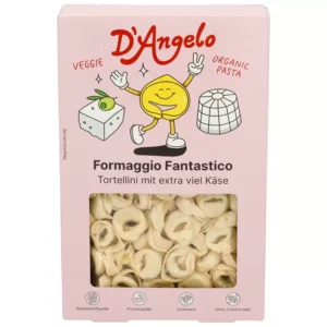 Tortellini cu umplutura de branza bio 250g DAngelo