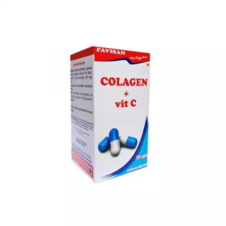Colagen + Vitamina C 70cp Favisan
