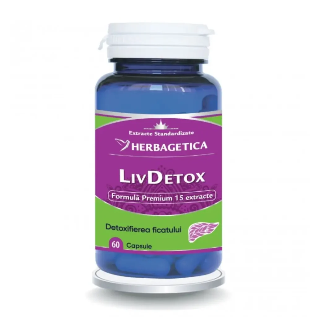 LivDetox 60 cp Herbagetica