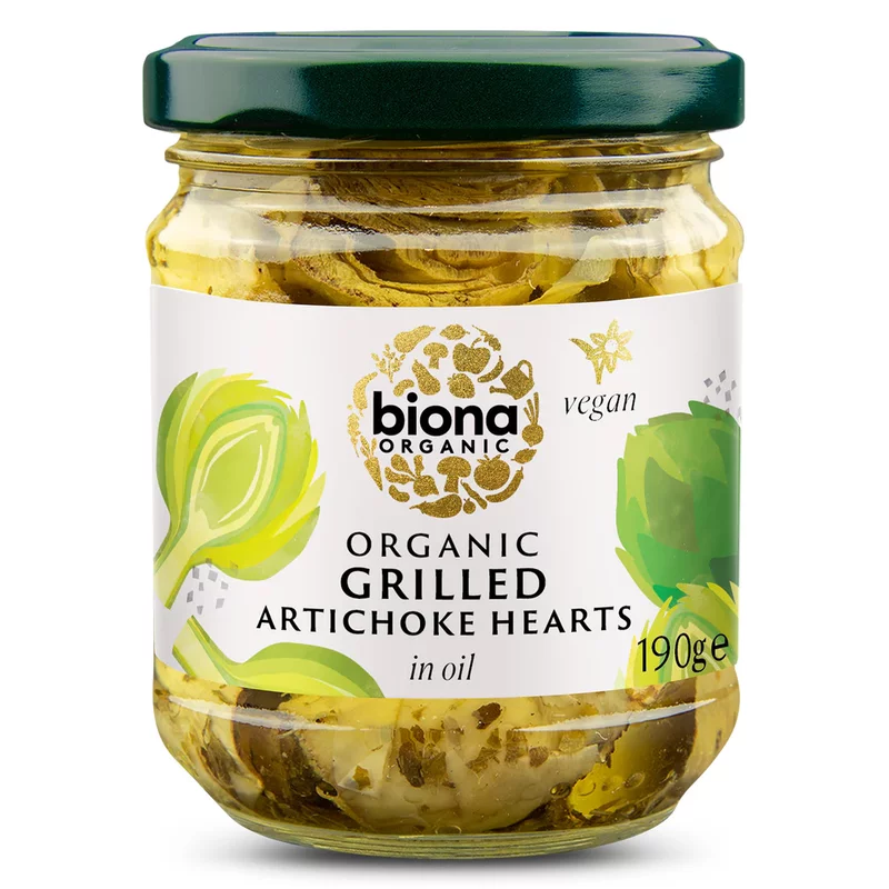 Anghinare la gratar in ulei bio 190g Biona