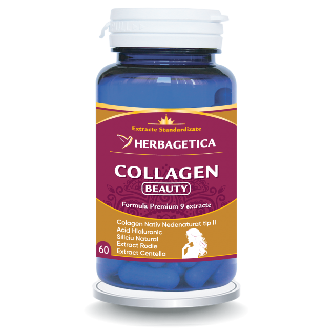 Collagen Beauty 60 cp Herbagetica