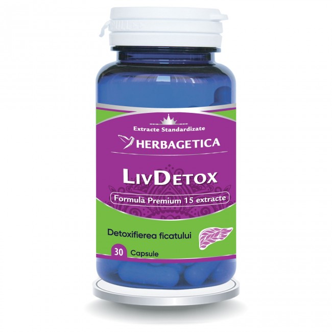 LivDetox 30 cp Herbagetica