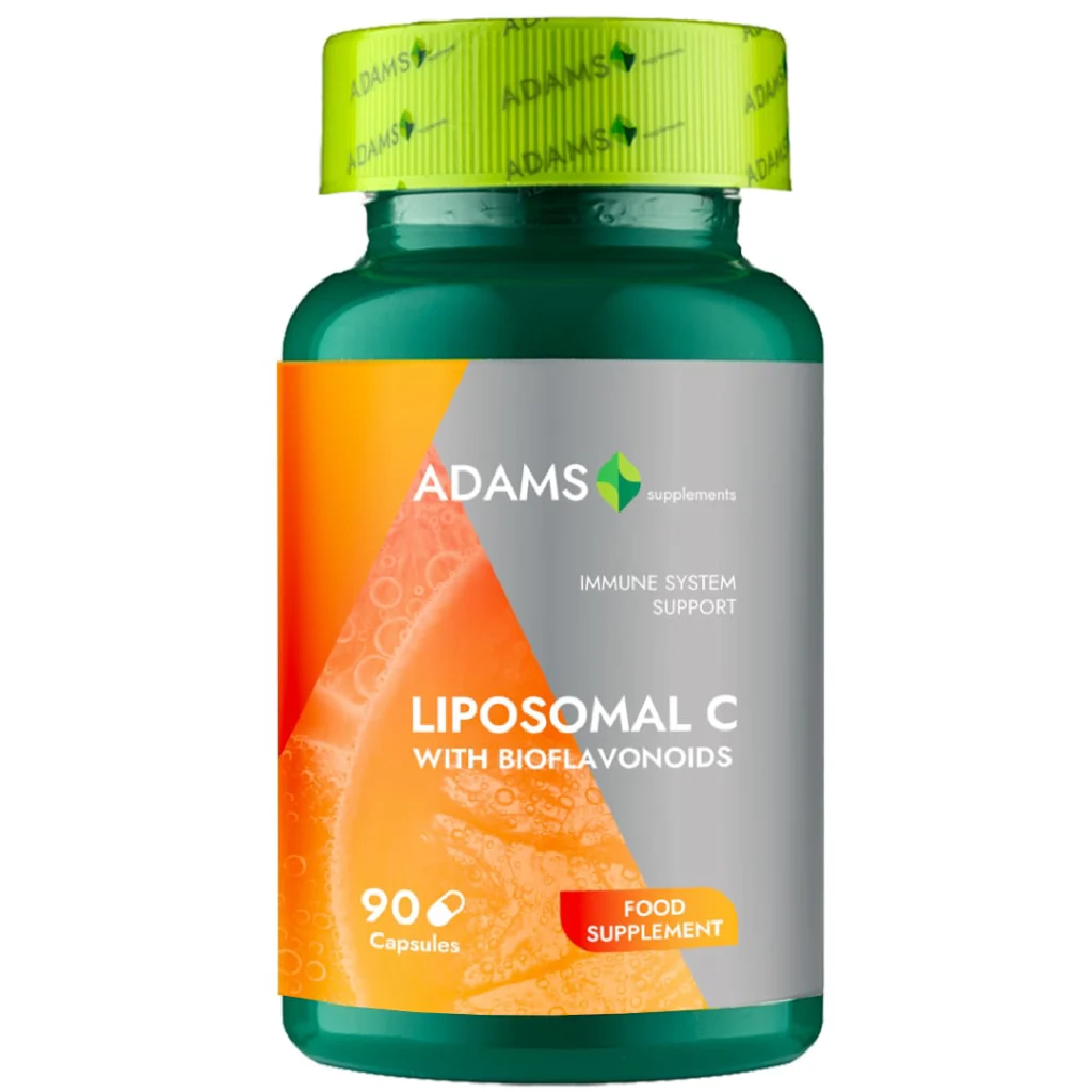 Vitamina C Lipozomala + Bioflavonoide 90cp Adams Vision