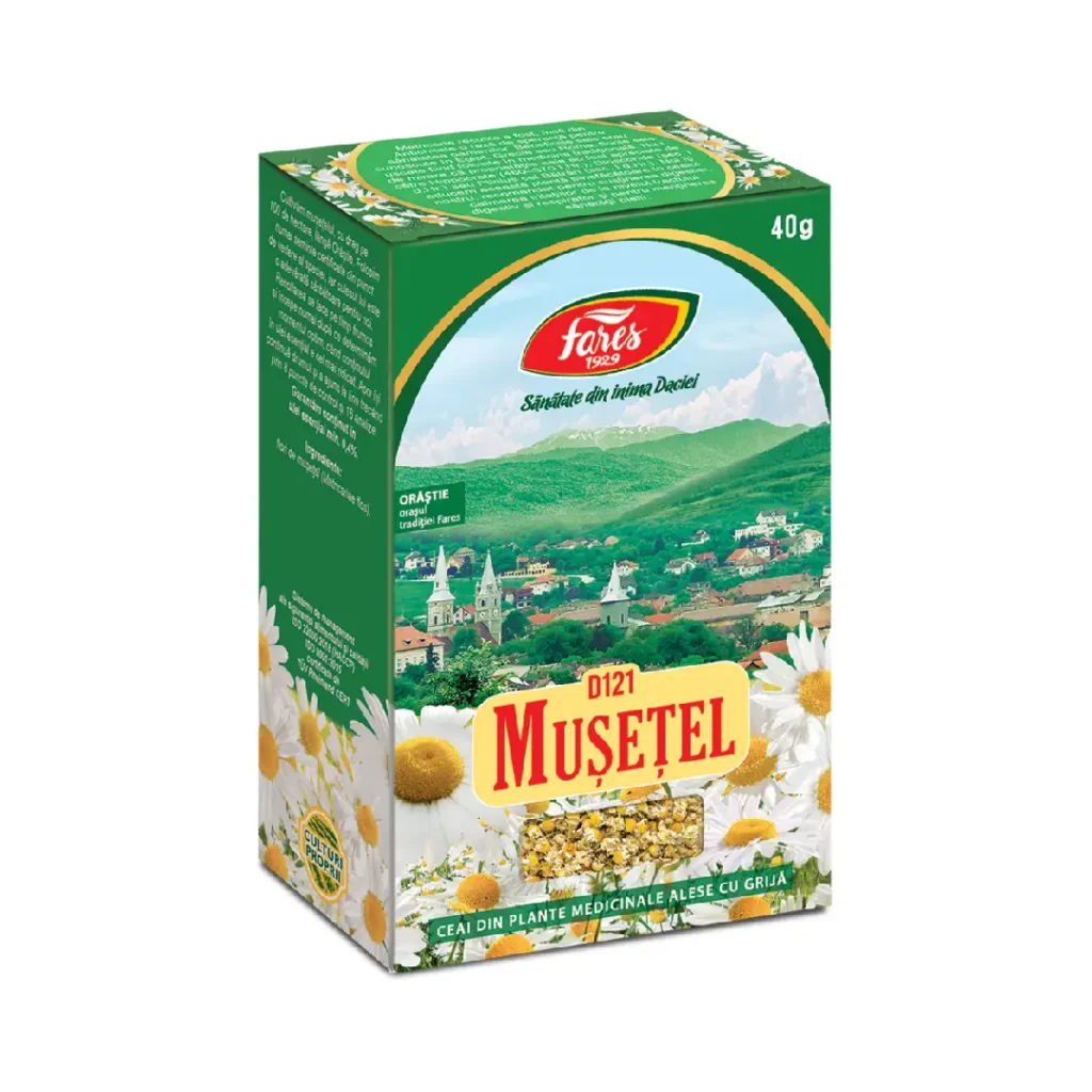 Ceai flori de musetel D121 40 g Fares