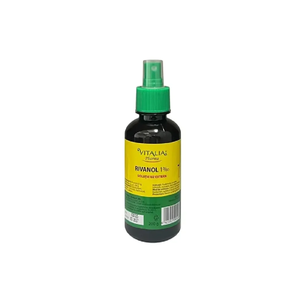 Rivanol 1% cu pulverizator 200 ml Vitalia Pharm