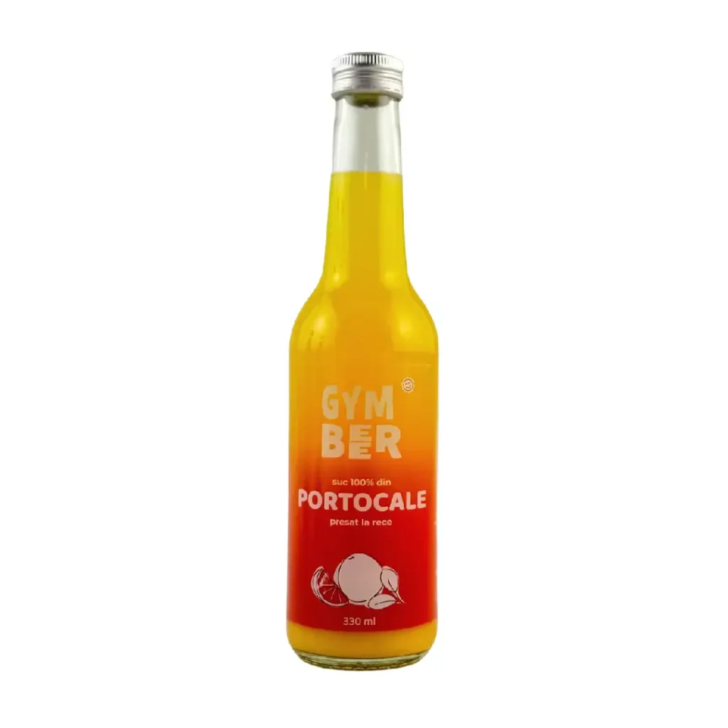 Suc de portocale 100% natural presat la rece 330 ml Gym Beer