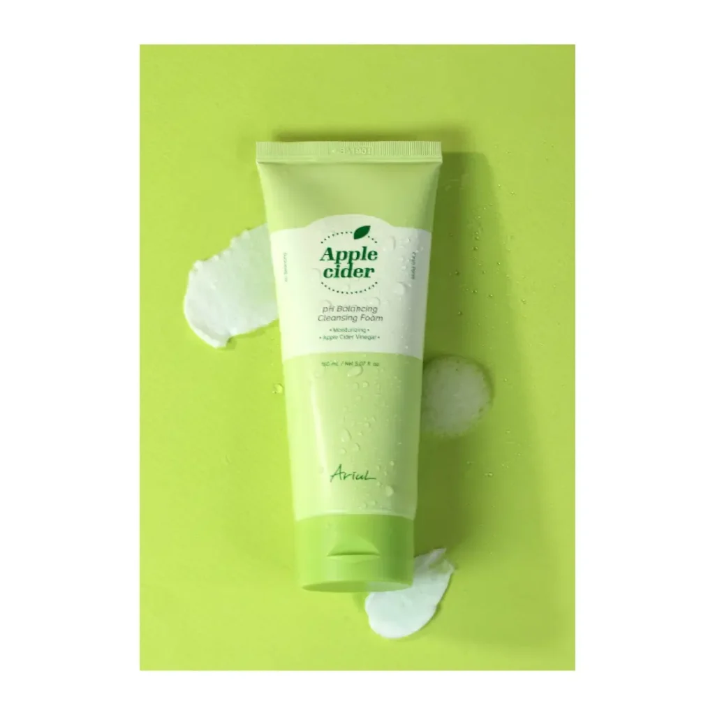 Spuma de curatare a tenului cu Otet din Cidru de Mere 150 ml  Ariul