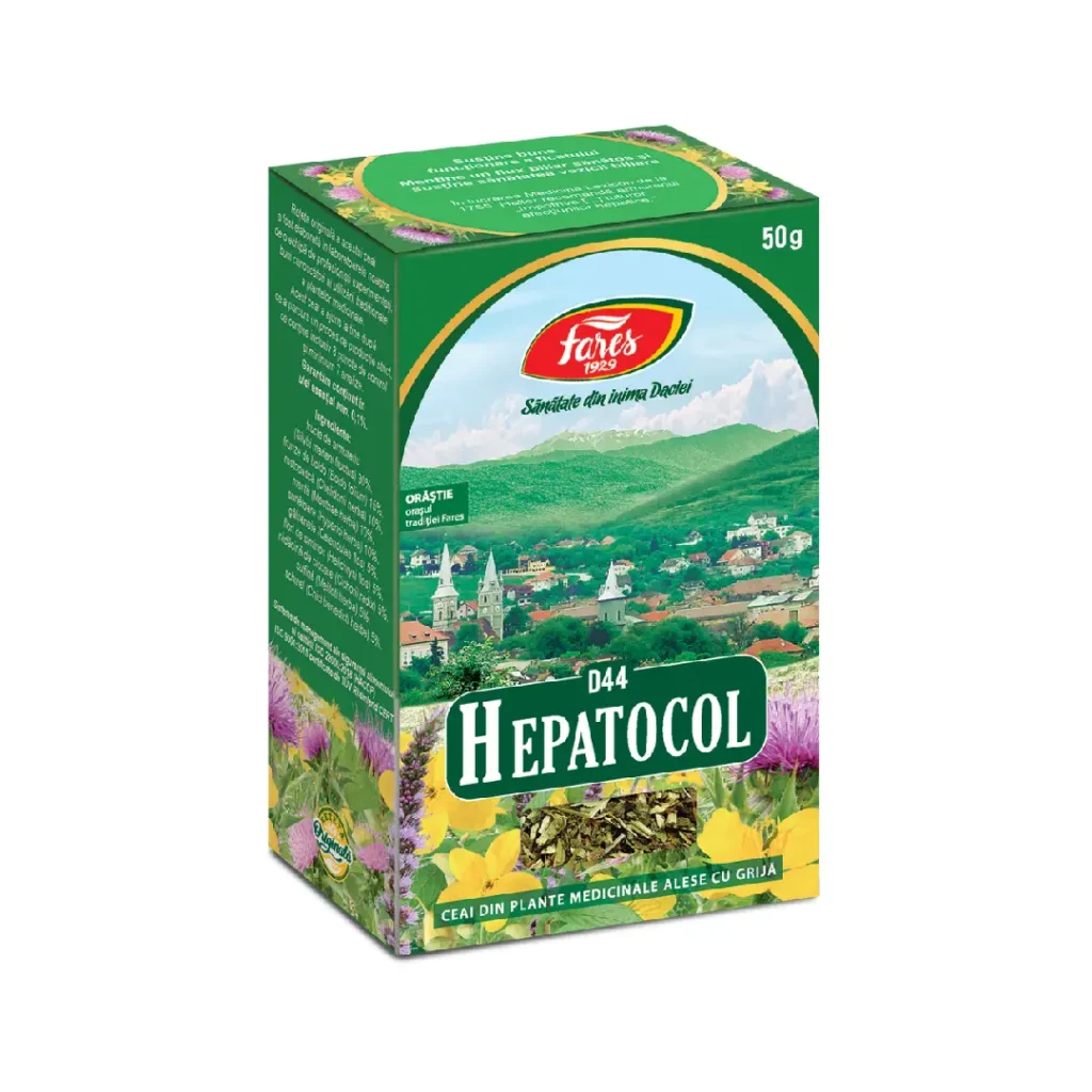 Ceai Hepatocol D44 50 g Fares