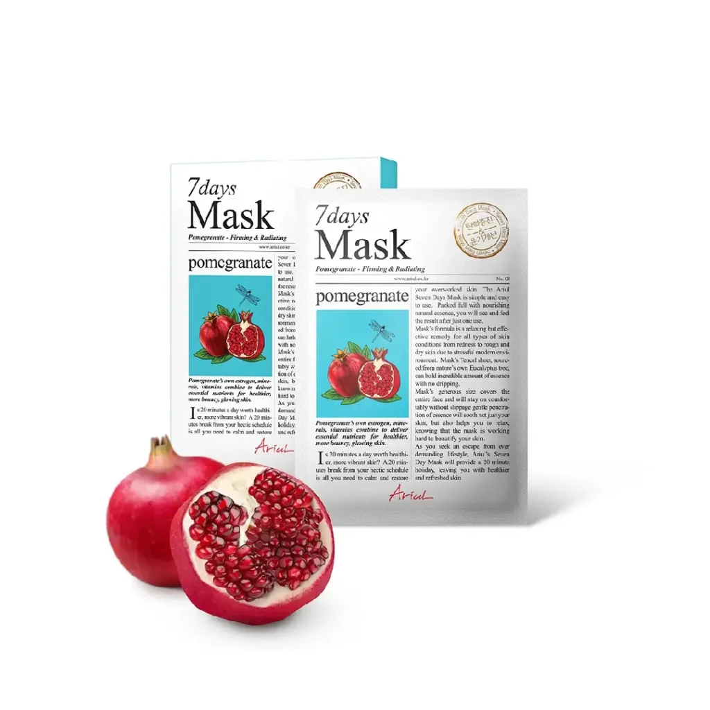 Masca 7Days Rodie pentru fermitate si luminozitate 20 g Ariul