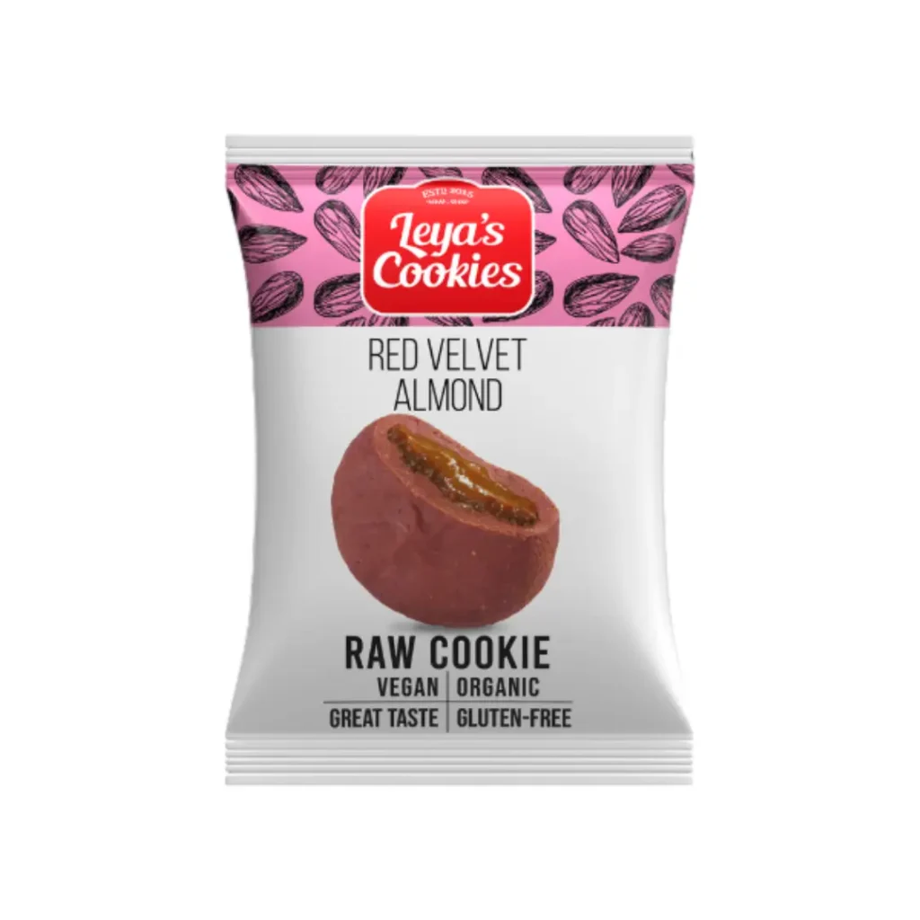 Biscuit Bio Leyas cookies cu migdale 25g Nomadi Foods