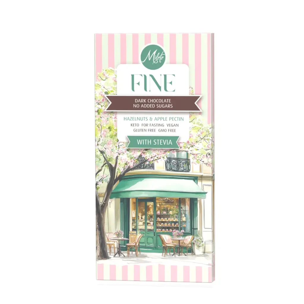 Milete Ciocolata Neagra cu alune si mere 80g Nomadi Foods