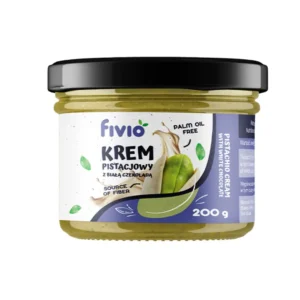 Crema de fistic cu ciocolata alba 200g Fivio