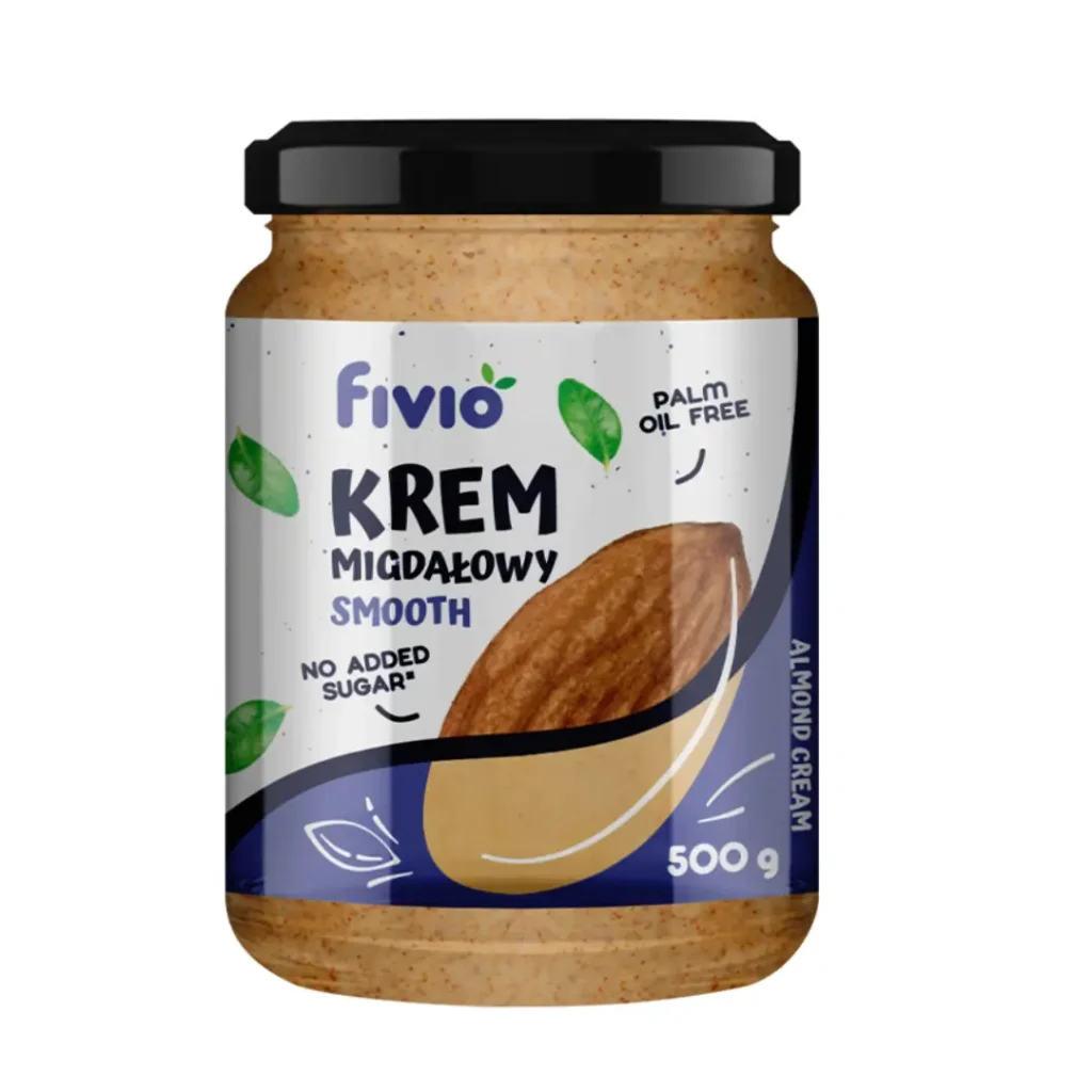 Crema de migdale smooth 500g Fivio