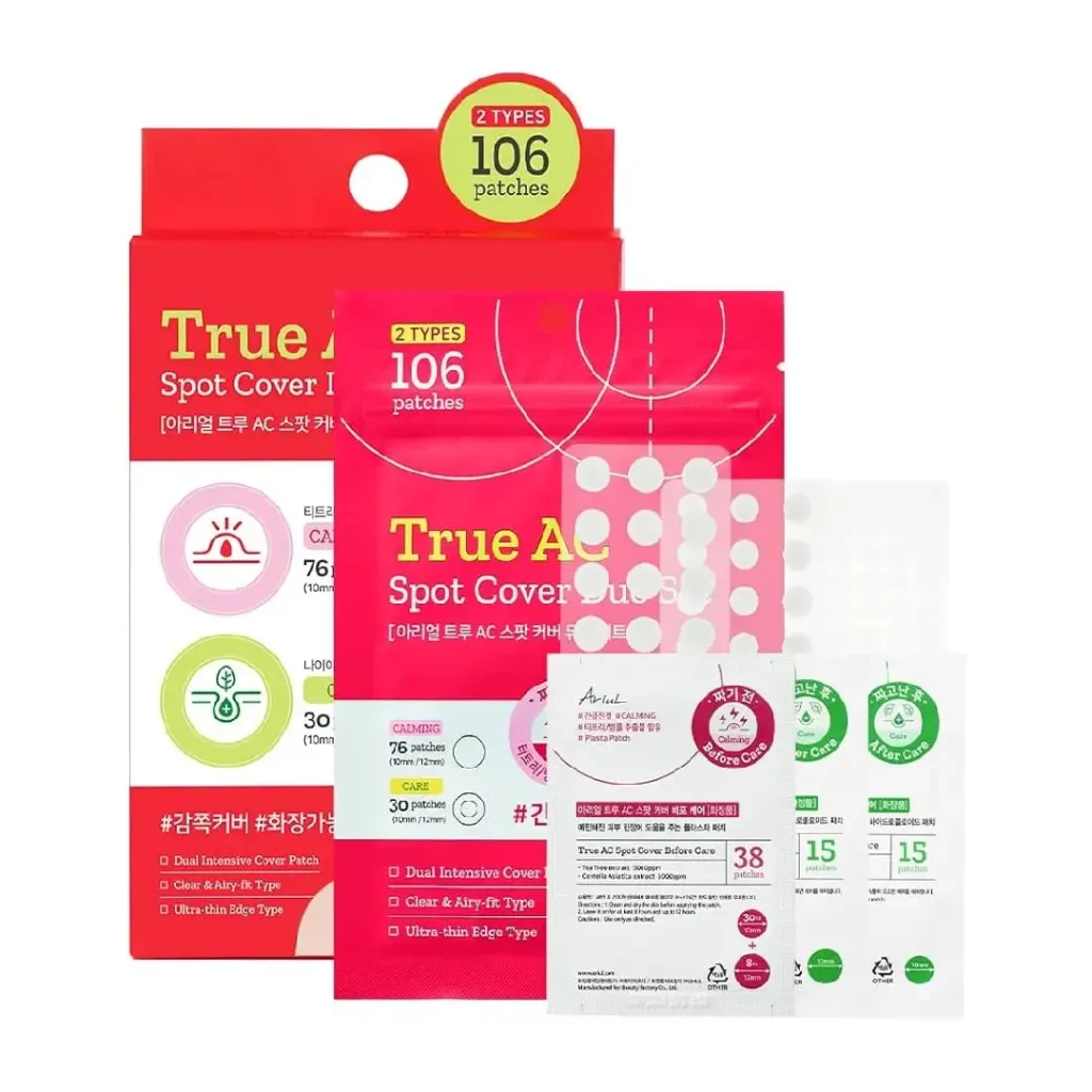 Plasturi pentru cosuri inainte si dupa True AC 106 buc Ariul
