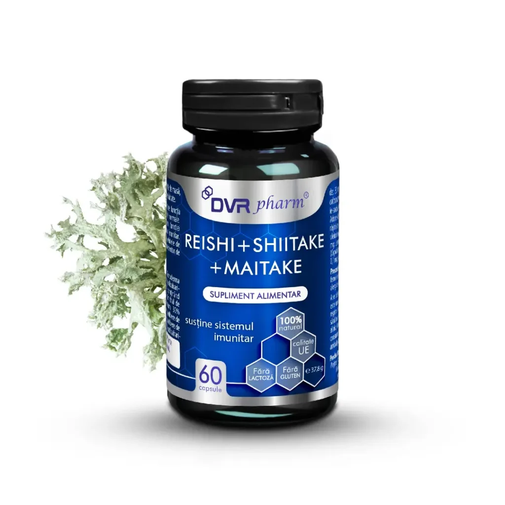 Reishi Shiitake Maitake 60 cp DVR