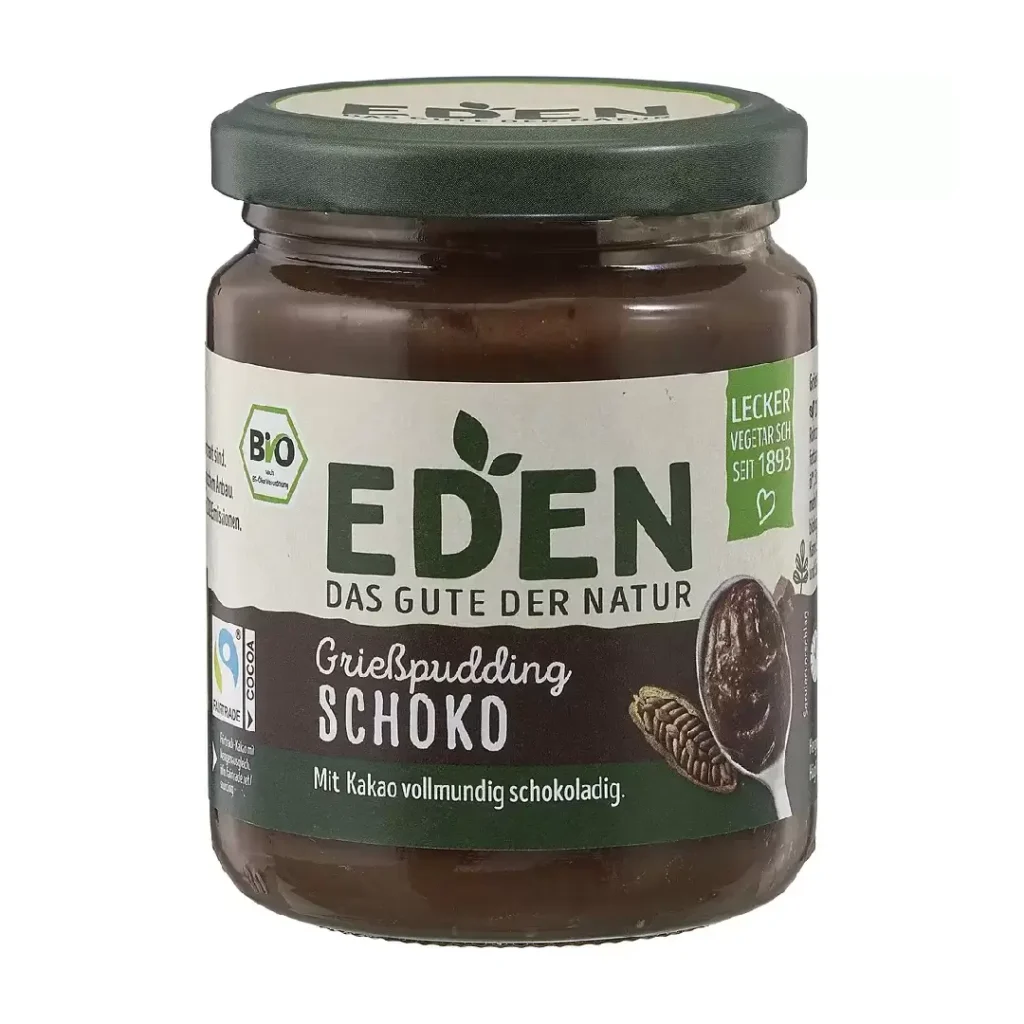 Budinca din gris dur de grau cu cacao BIO 250 g Eden