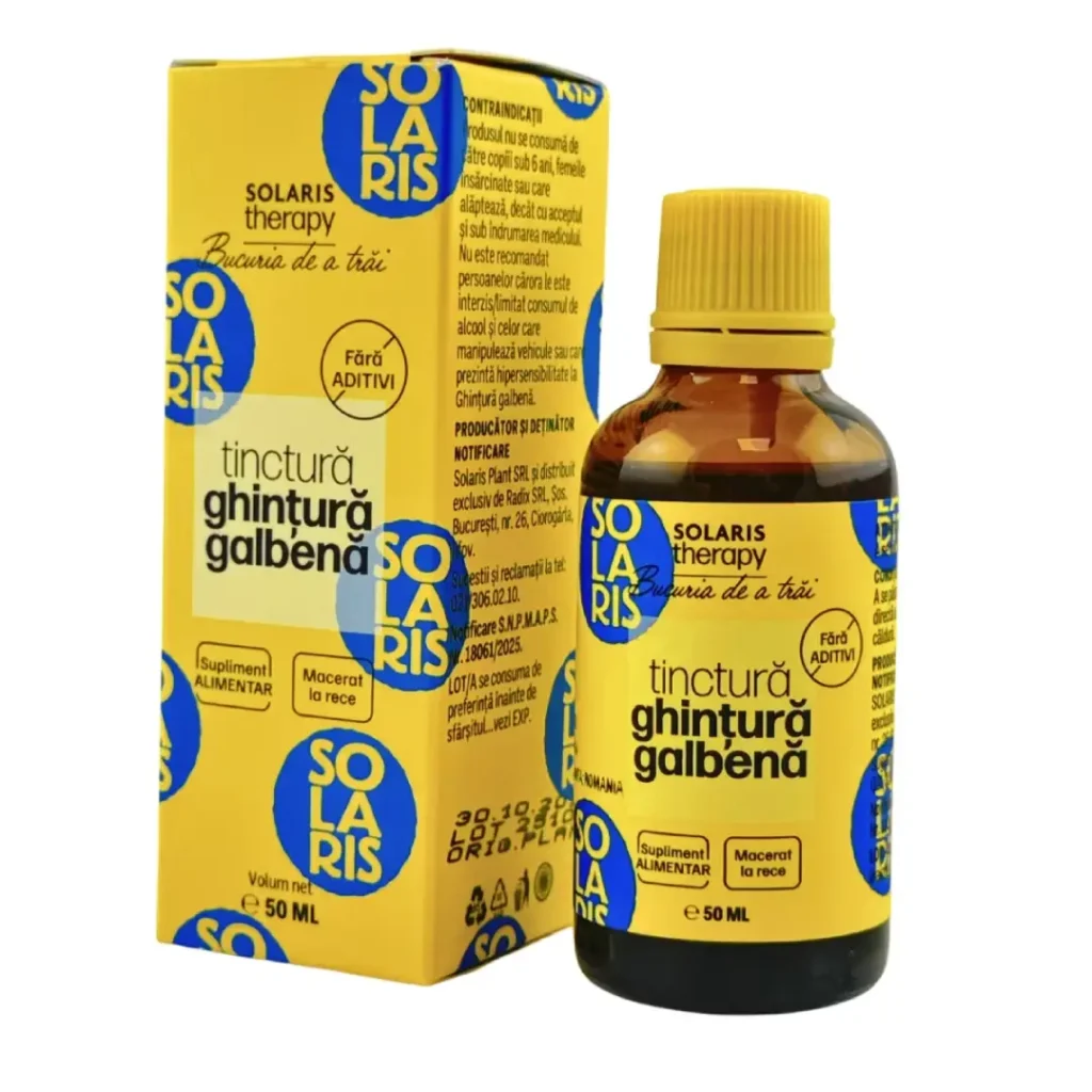 Tinctura de Ghintura galbena 50 ml Solaris