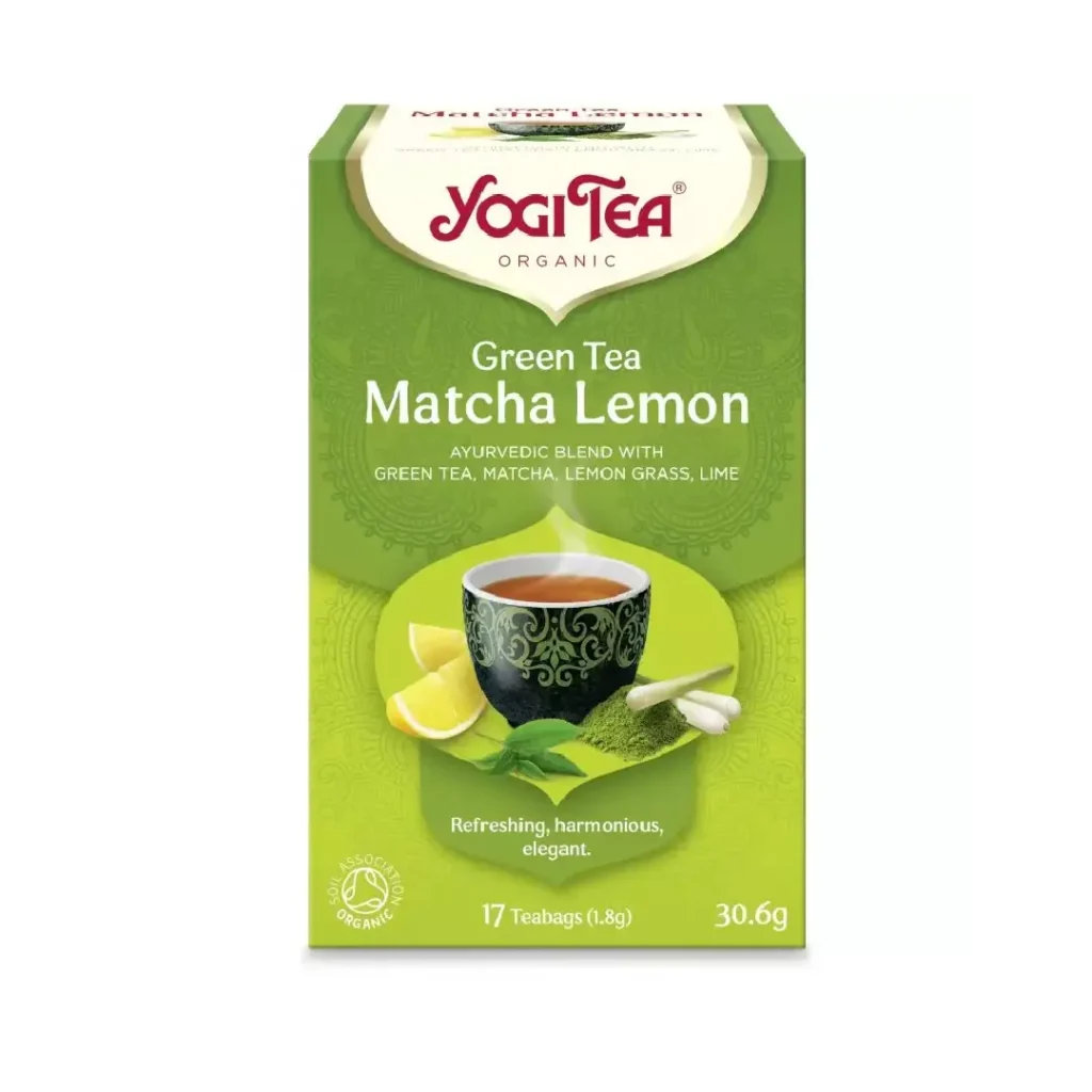 Ceai BIO Verde cu matcha si lamaie 17 pl Yogi Tea
