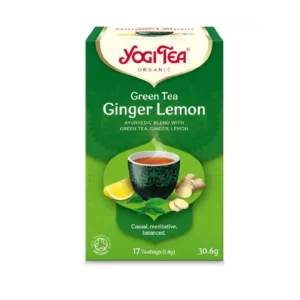 Ceai BIO Verde cu ghimbir si lamaie 17 pl Yogi Tea
