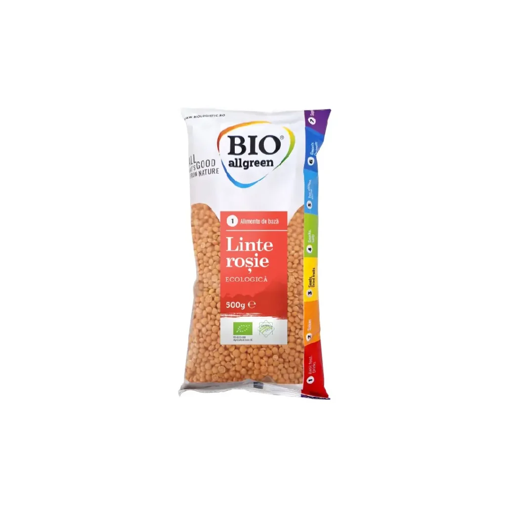 ECO Linte rosie 500g Bio All Green