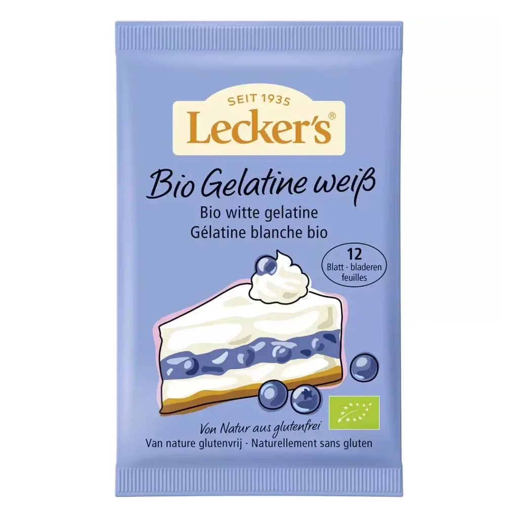 Gelatina alba BIO fara gluten 12 foi Leckers