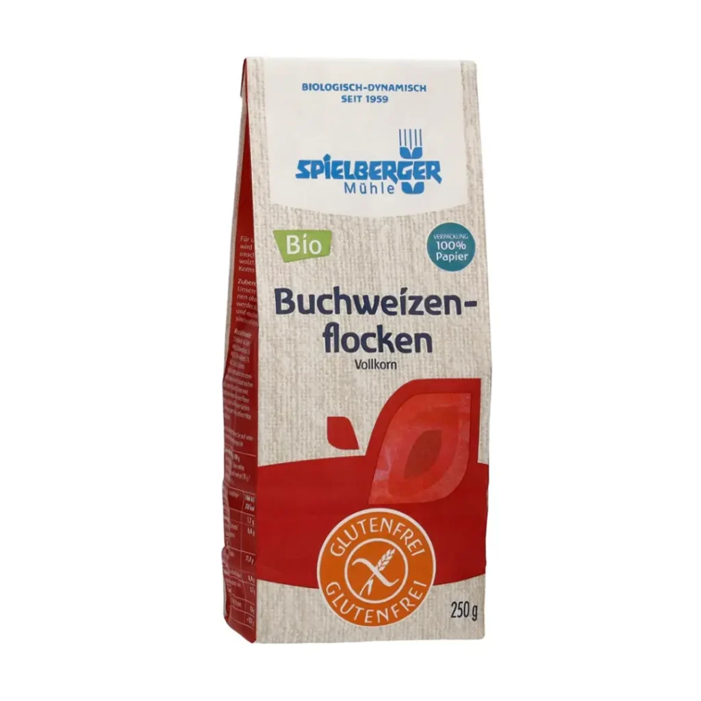 Fulgi de hrisca integrali fara gluten bio 250 g Spielberger