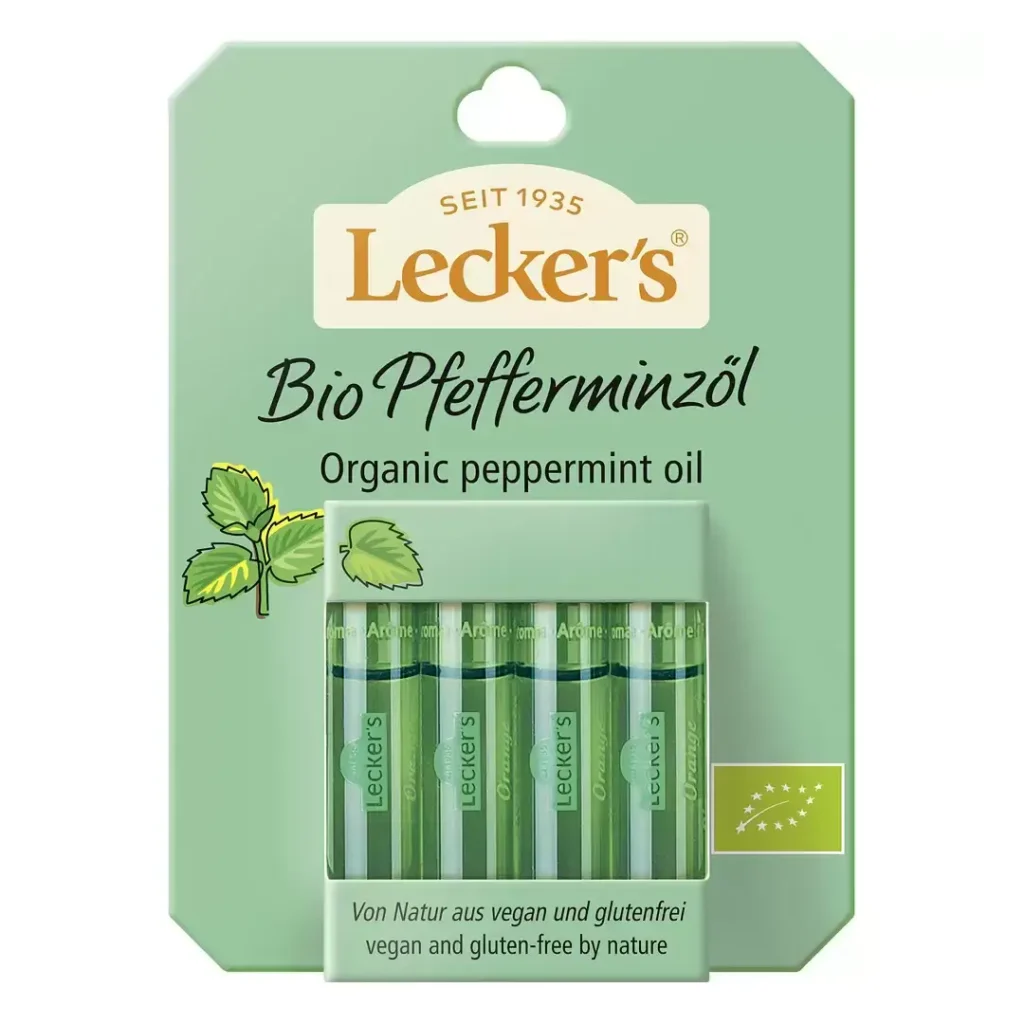 Ulei de menta piperata BIO fara gluten 4x2ml Leckers