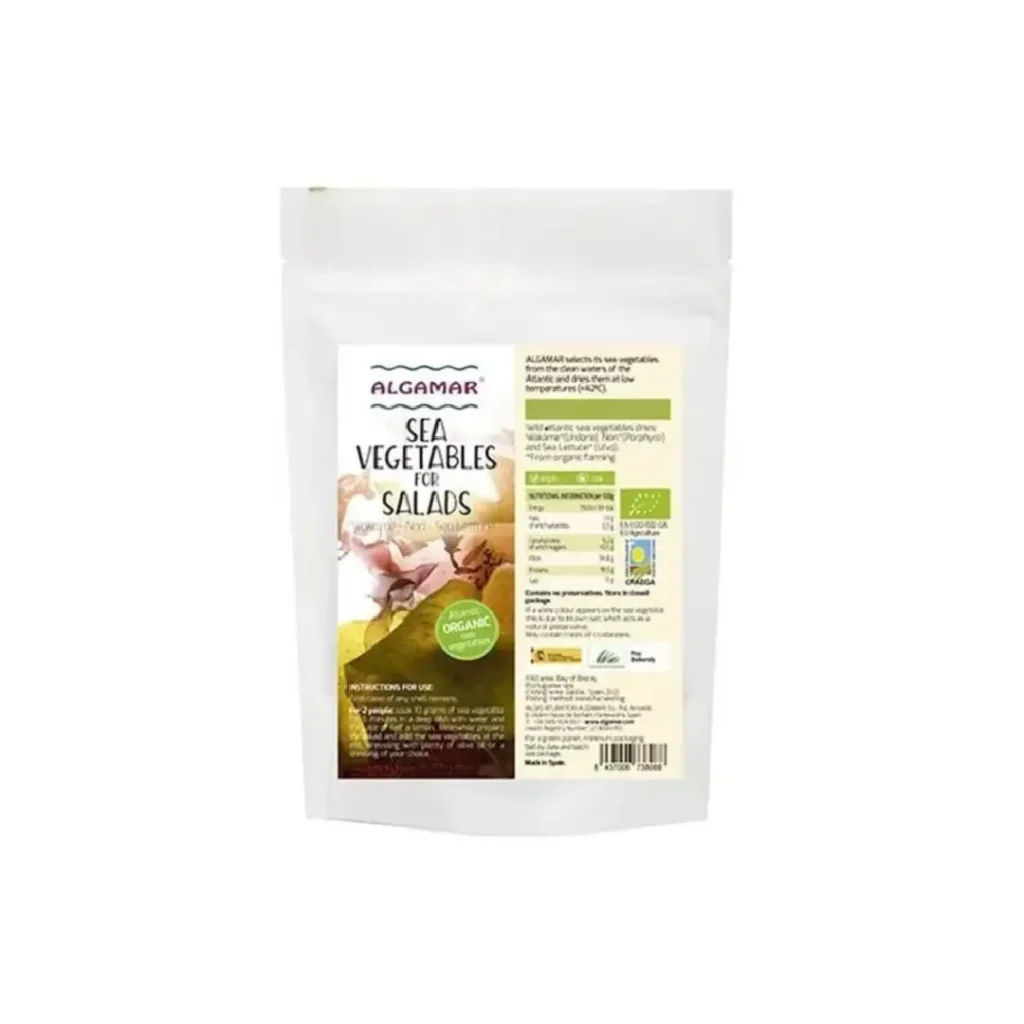 Mix de alge marine pentru salata BIO 50g Algamar