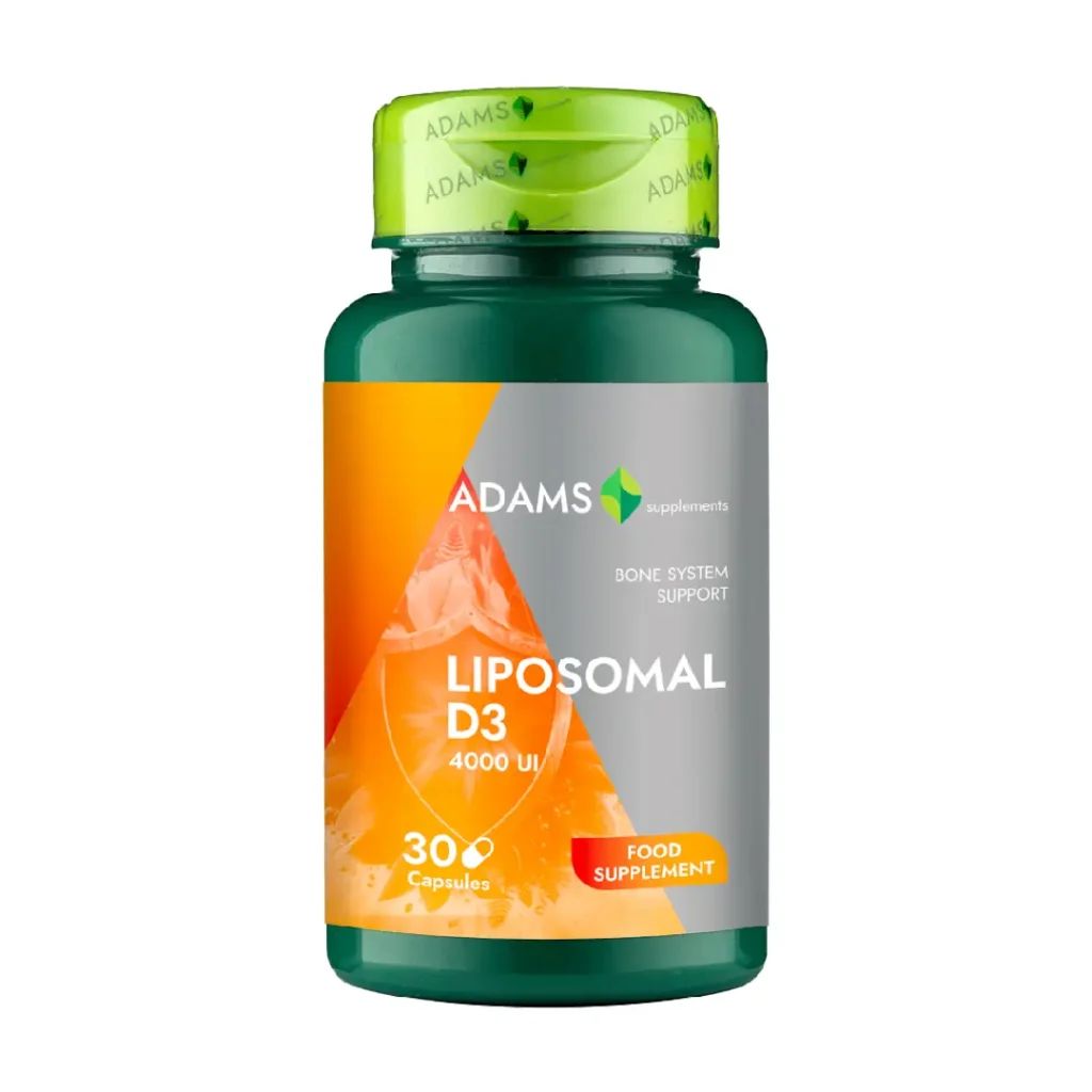 Vitamina D3 lipozomala 4000 UI 30 cp Adams Vision