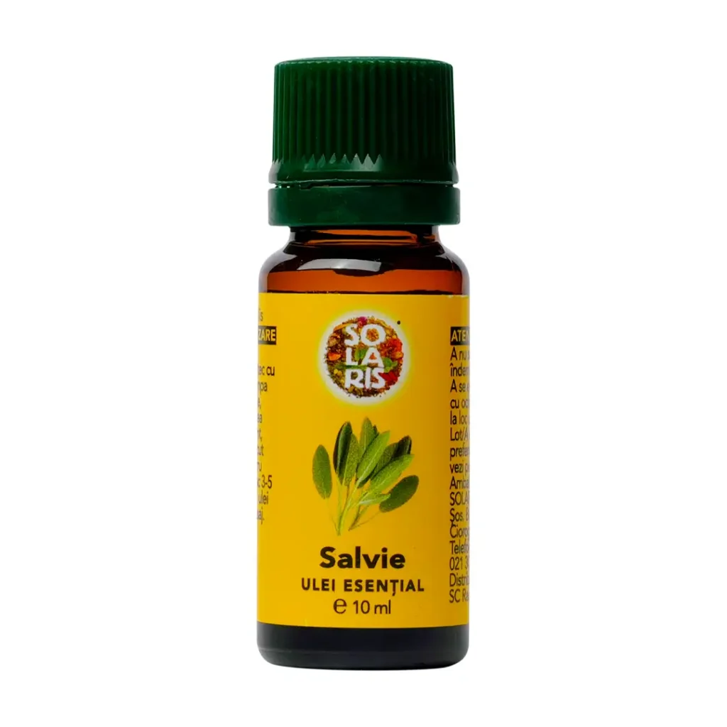 Ulei esential de salvie 10 ml Solaris