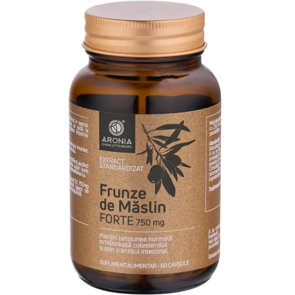 Frunze de Maslin Forte 750 mg 60cp Aronia Charlottenburg