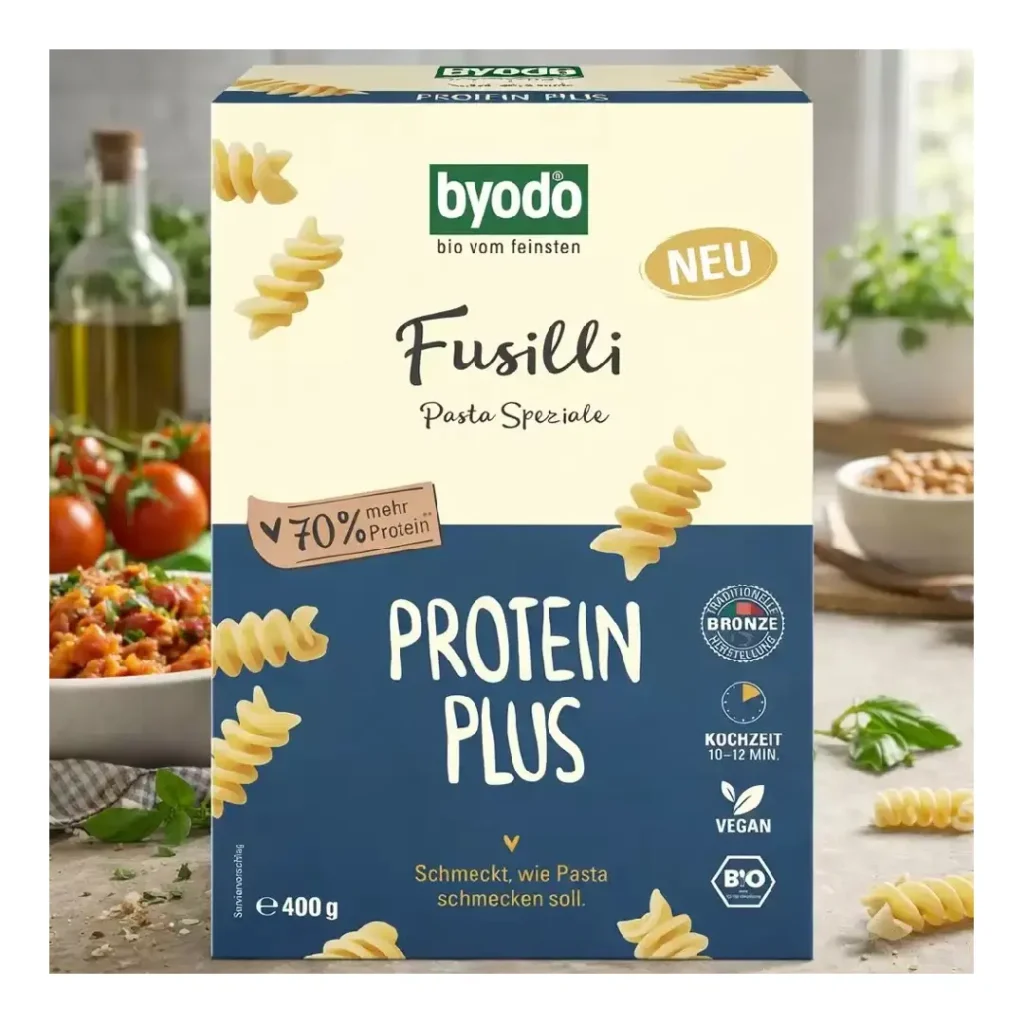 Fusilli Protein Plus BIO 400g Byodo