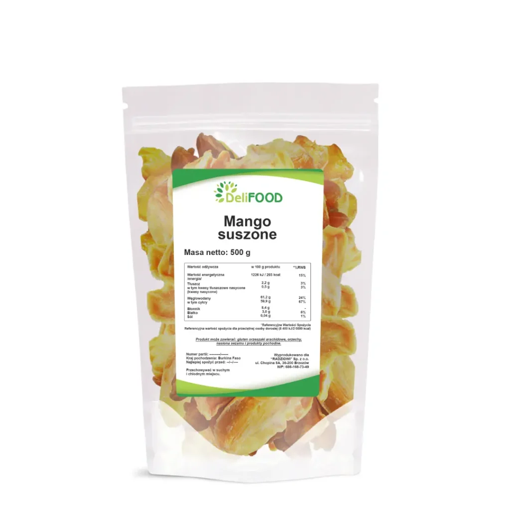 Mango uscat 500g Delifood