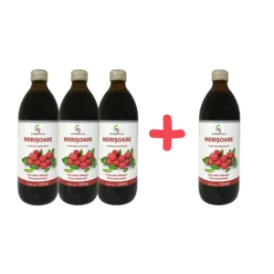 Pachet Suc de merisoare 500 ml Symbiotics 3+1