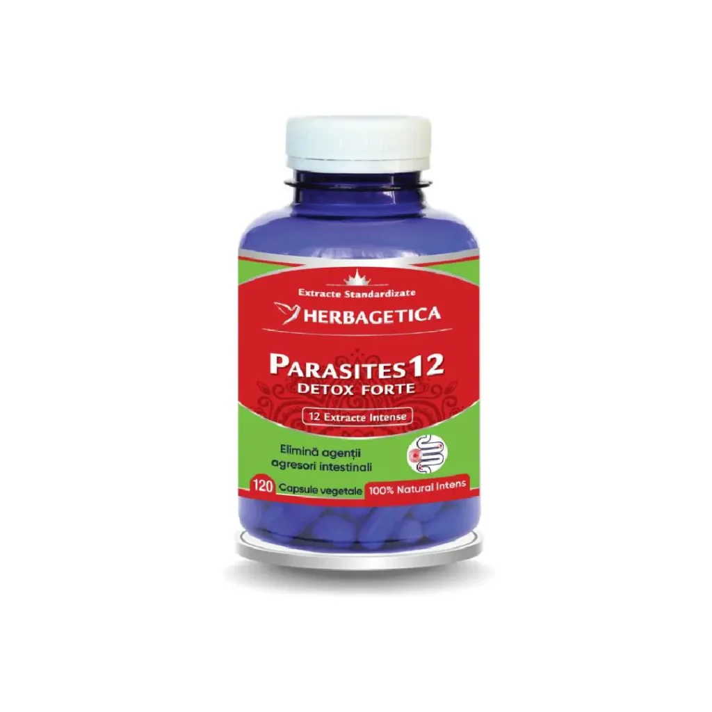 Parasites 12 Detox Forte 120 cp Herbagetica