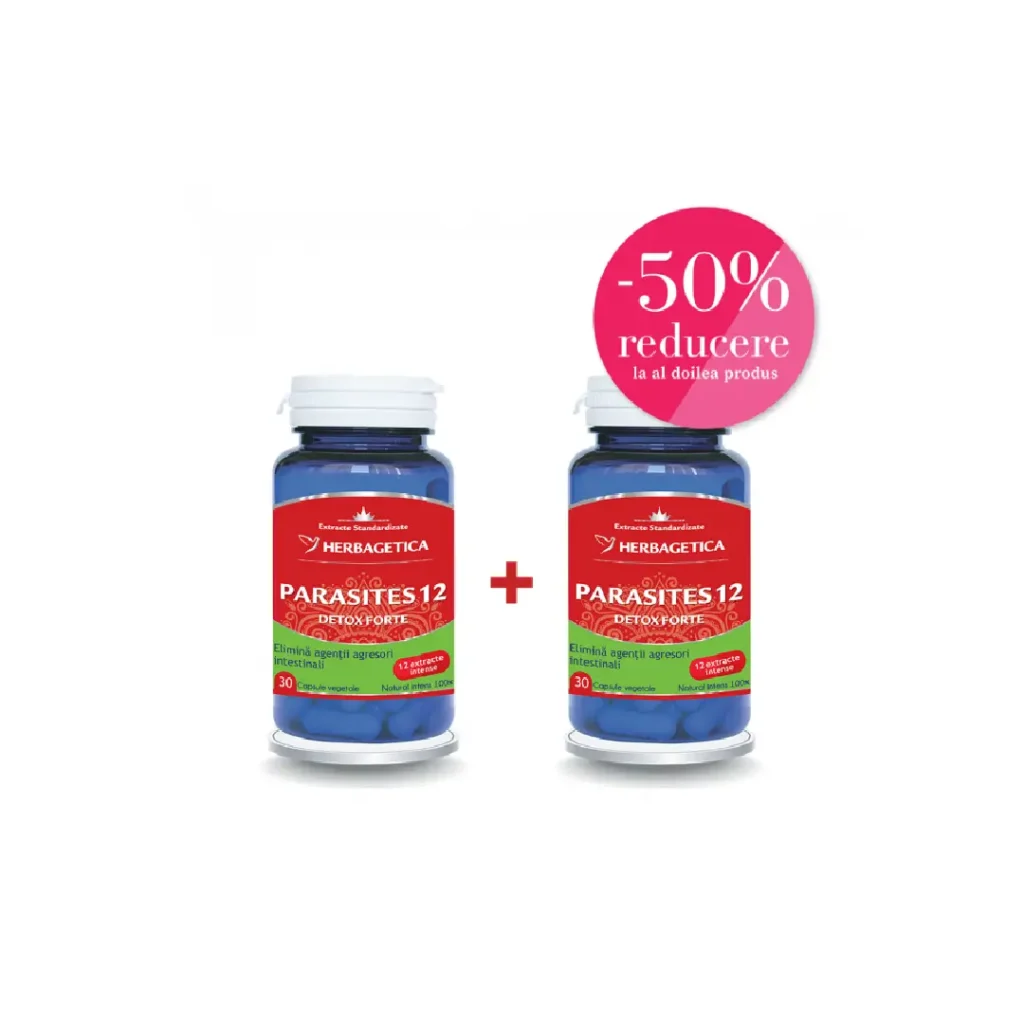 Parasites 12 Detox Forte 30+30 cp Herbagetica