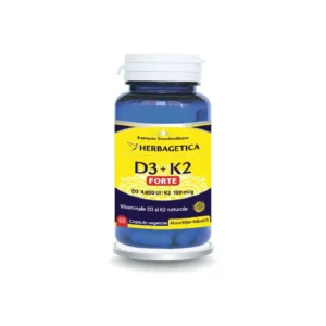 Vitamina D3+K2 Forte 60 cp Herbagetica